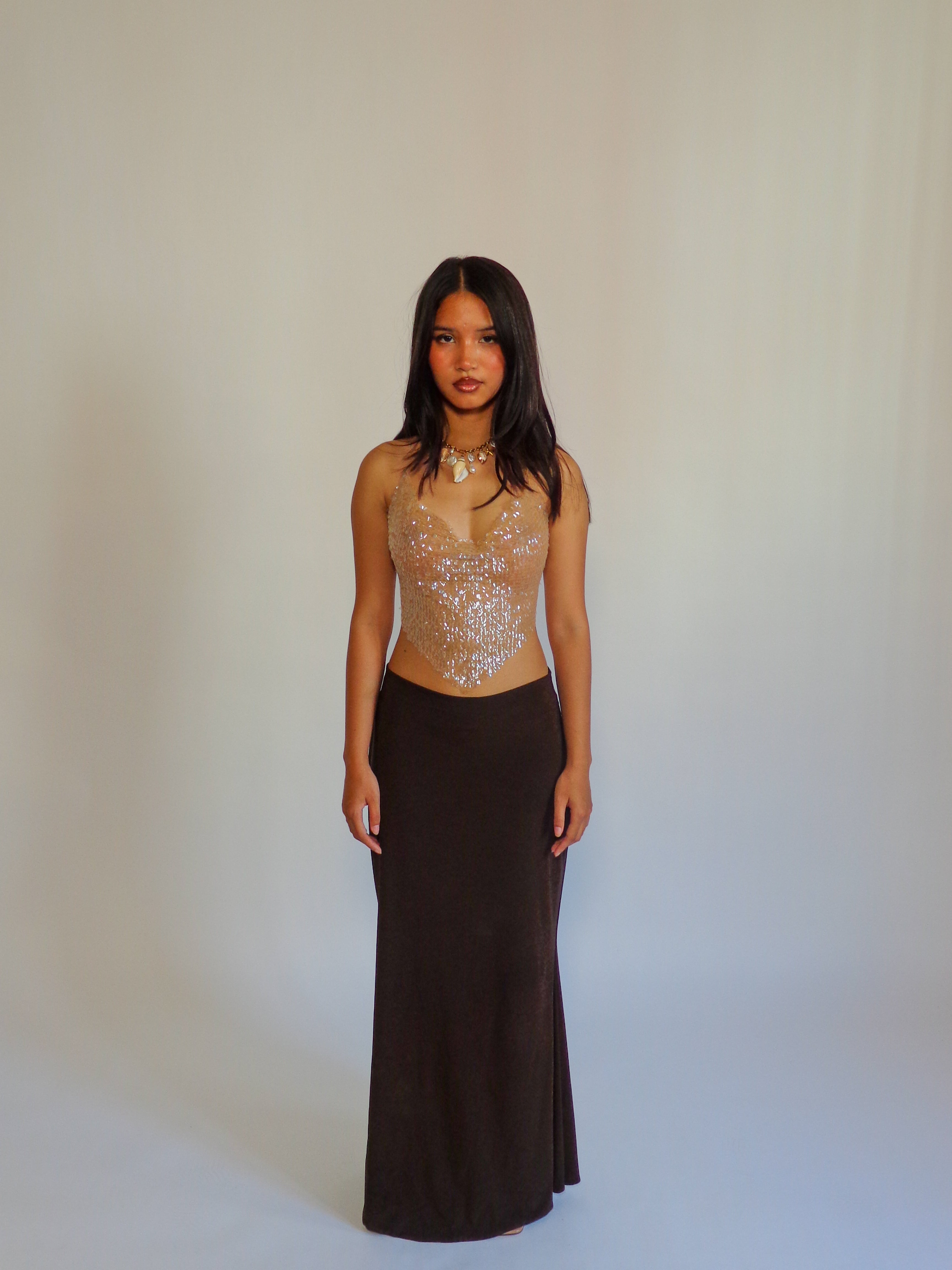 Crystal Mesh Top