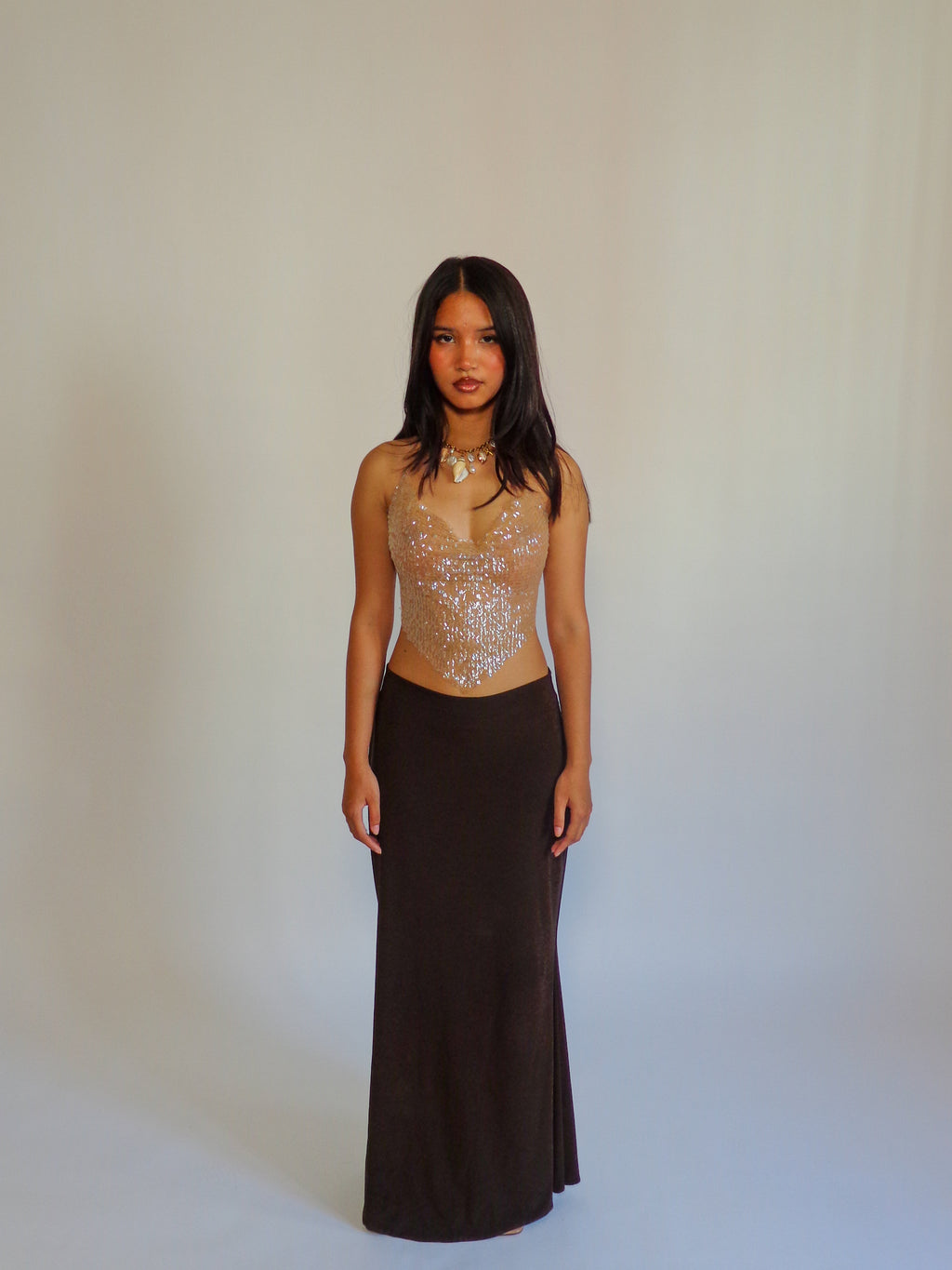 Crystal Mesh Top
