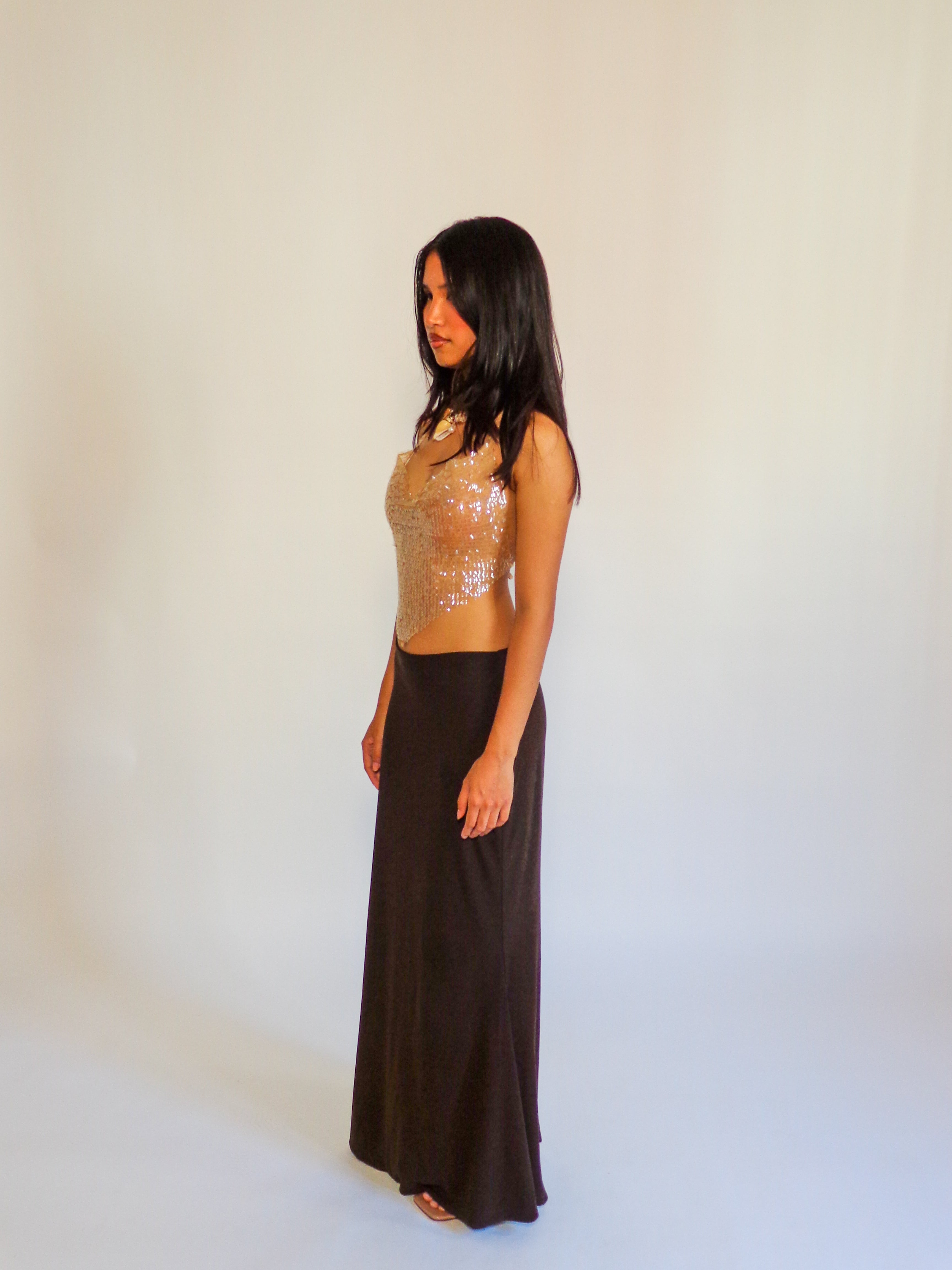Crystal Mesh Top